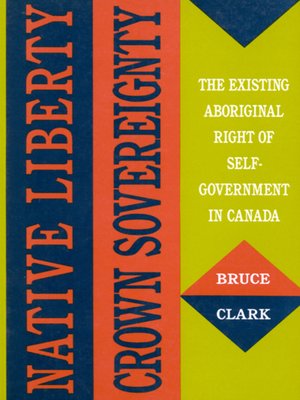 cover image of Native Liberty, Crown Sovereignty
